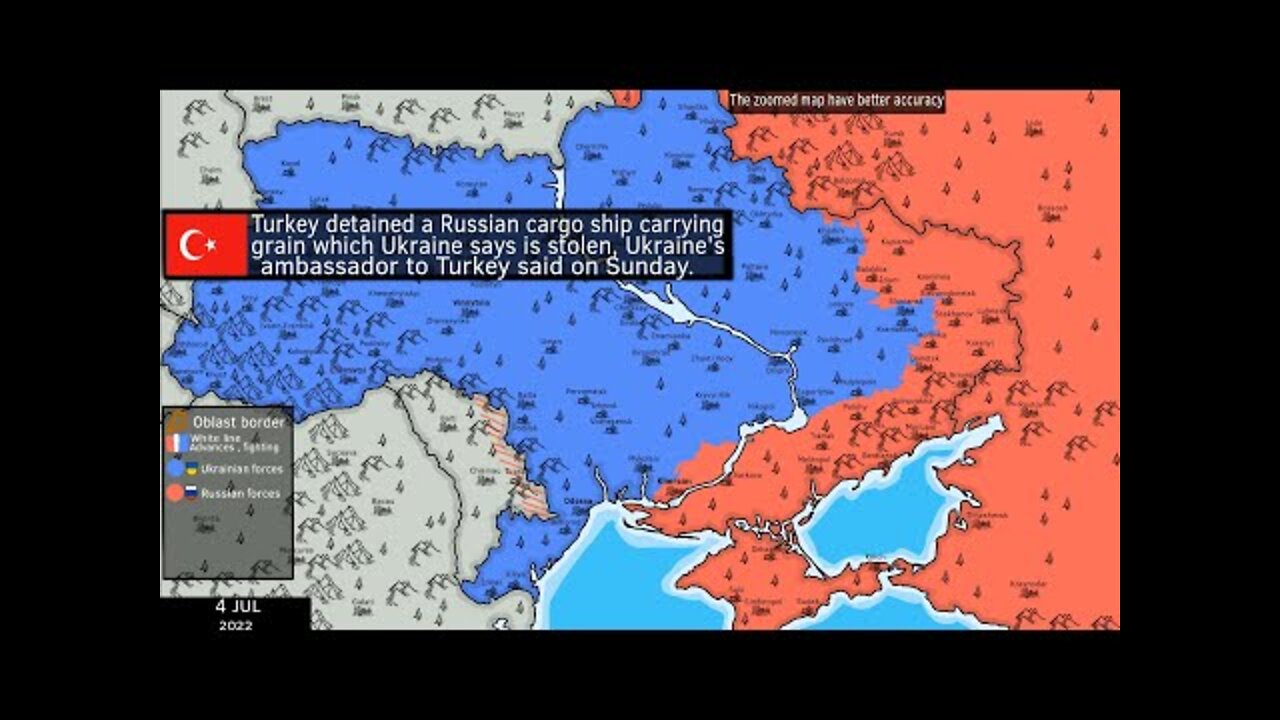 Russian invasion of Ukraine [4 Jul 2022] 'Today'