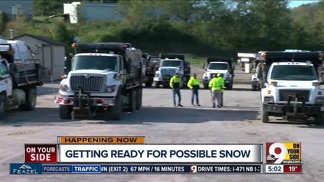 Tri-State communities prepare for possible snowfall