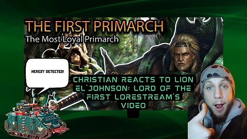 Lion El'Johnson Lord of the First Dark Angels Explained | A Christian Reacts to Warhammer 40k