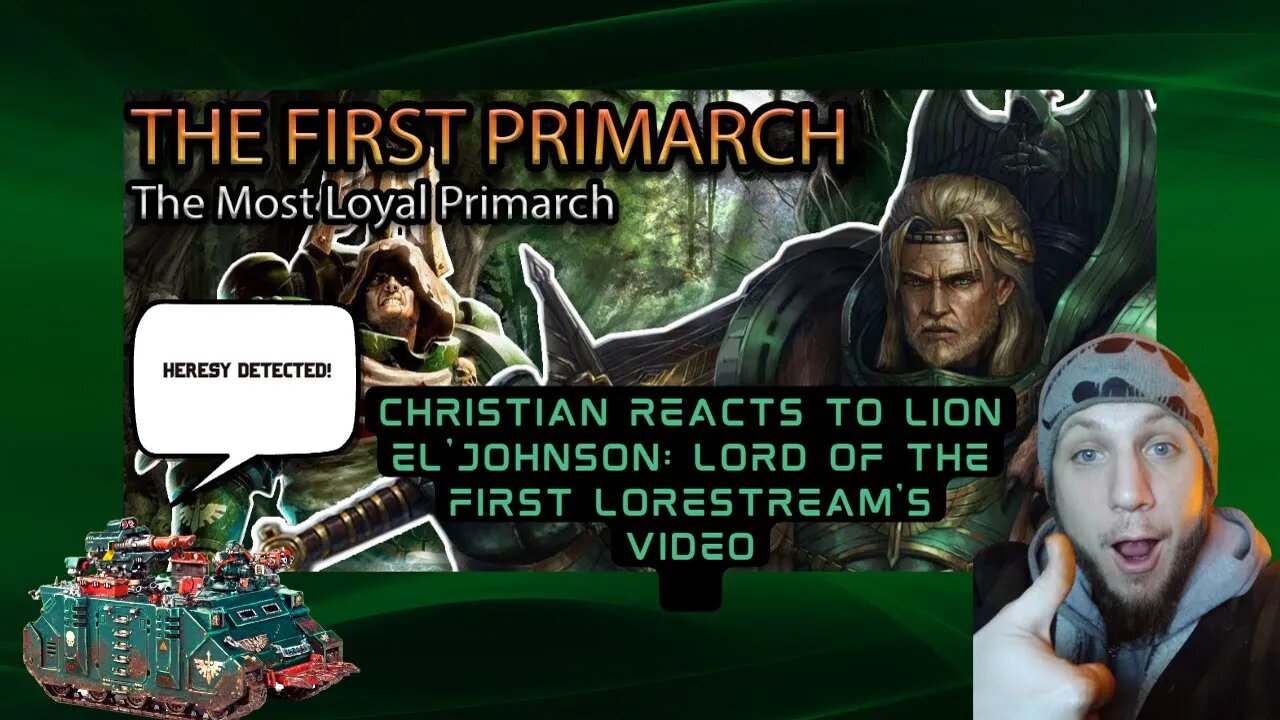 Lion El'Johnson Lord of the First Dark Angels Explained | A Christian Reacts to Warhammer 40k