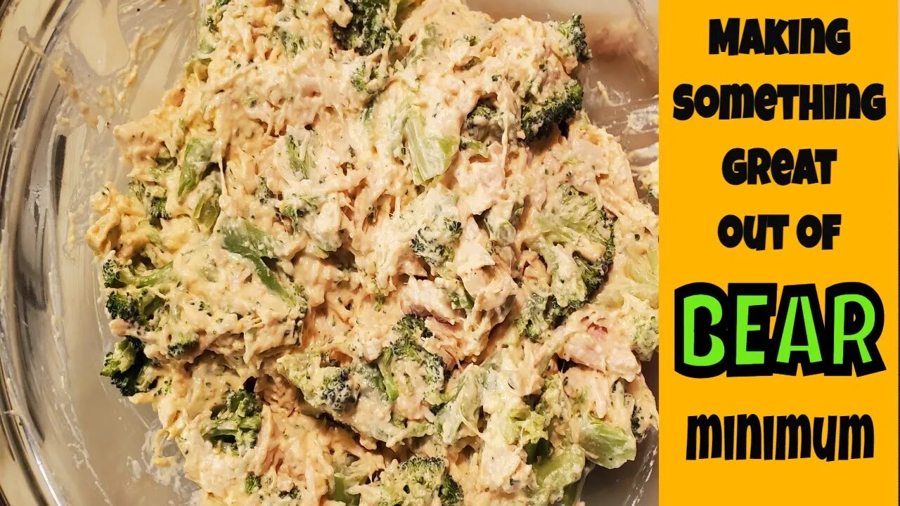 What's Cooking with The Bear? Buffalo chicken and Broccoli