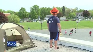 Principal will spend night on school roof