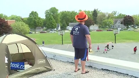 Principal will spend night on school roof