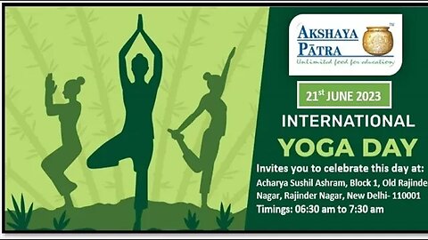 Akshaya Part celebrate YOGA DAY