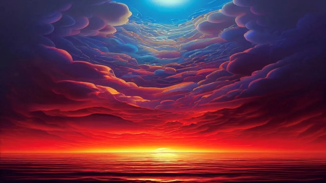 Manifestation Positivity Into Your Life Calm Relaxing Sunset Ocean Sounds Waves Awaken 3rd Eye