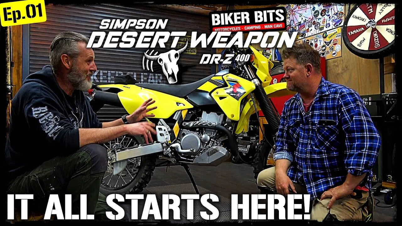 DRZ400 - Simpson Desert Weapon Build - Ep.01!