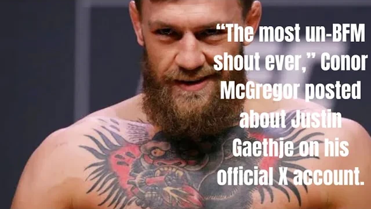 McGregor Criticizes Gaethje for Rejecting Masvidal BMF Fight"