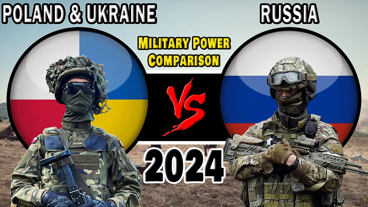 Poland & Ukraine vs Russia Military Power Comparison 2024 #militarypower