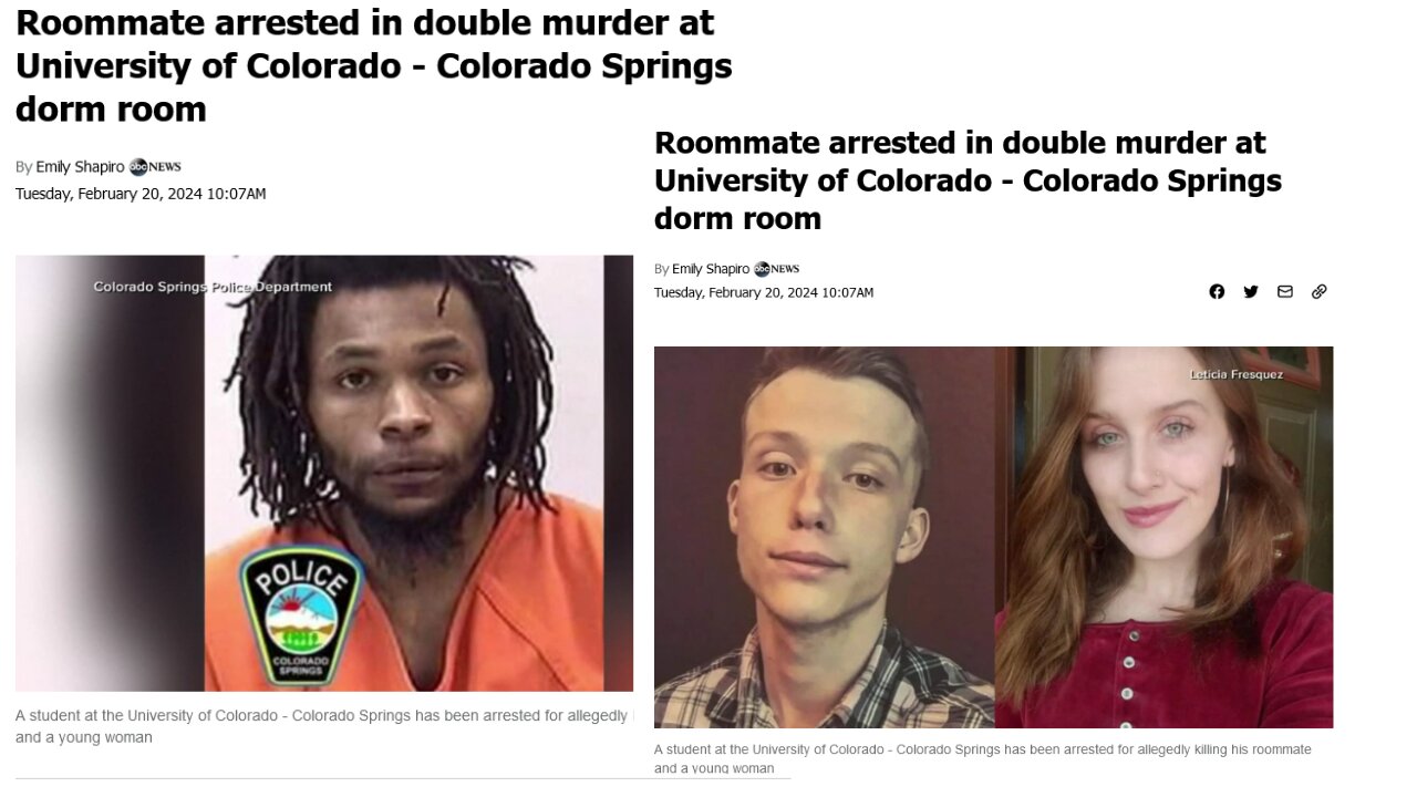 Black roommate arrested in double murder at University of Colorado