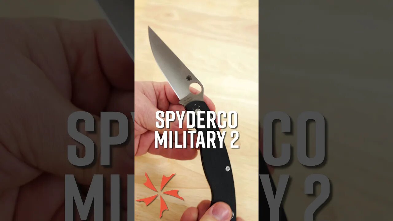 Spyderco Military 2 #KnifeOfTheDay #KnifeCenter