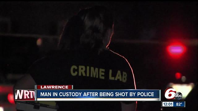 Suspect in Lawrence police chase shot by police, arrested