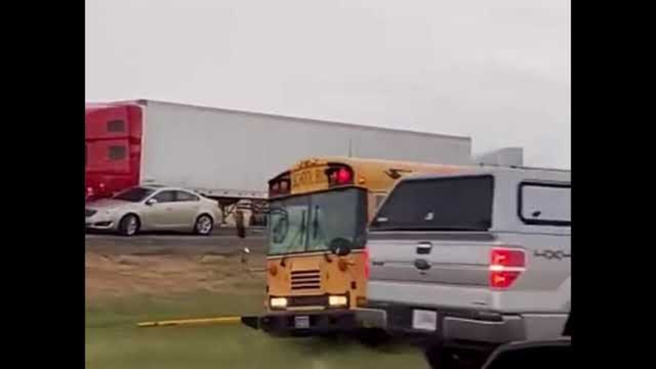 At least five dead on I-90 highway in Hardin, Montana