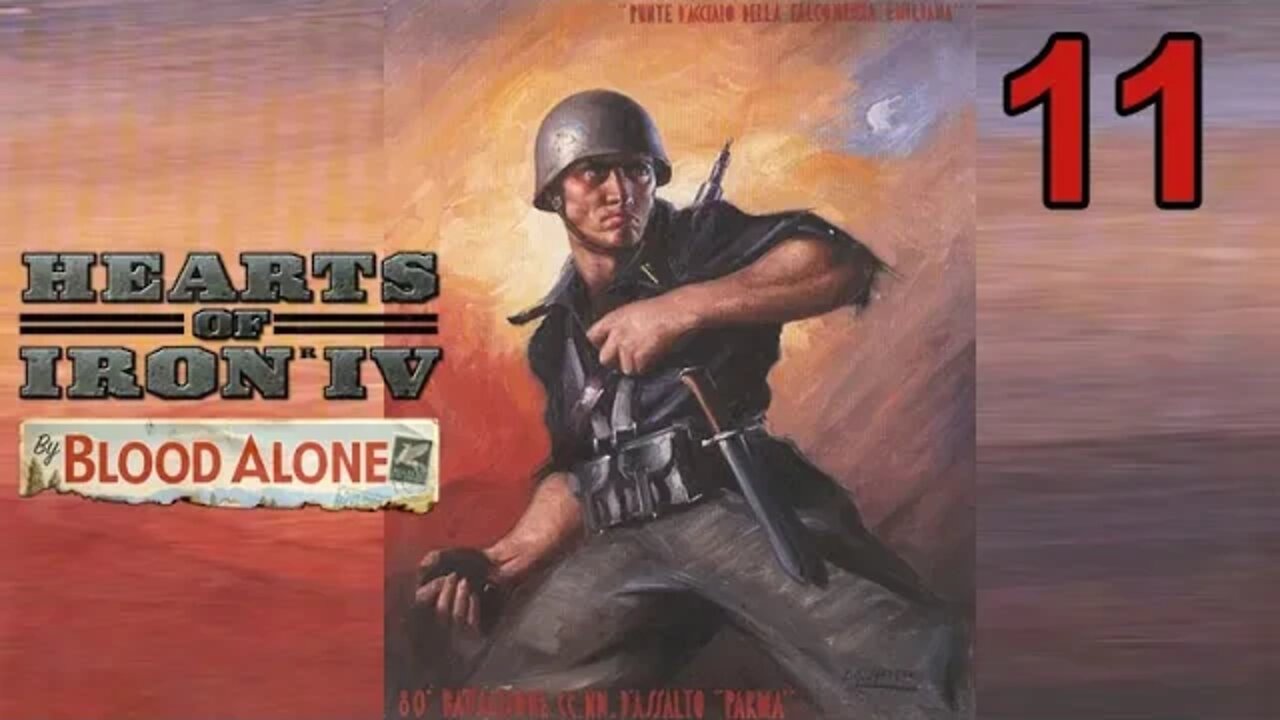 Italy Hearts of Iron IV: By Blood Alone - 11 More Desert Advances