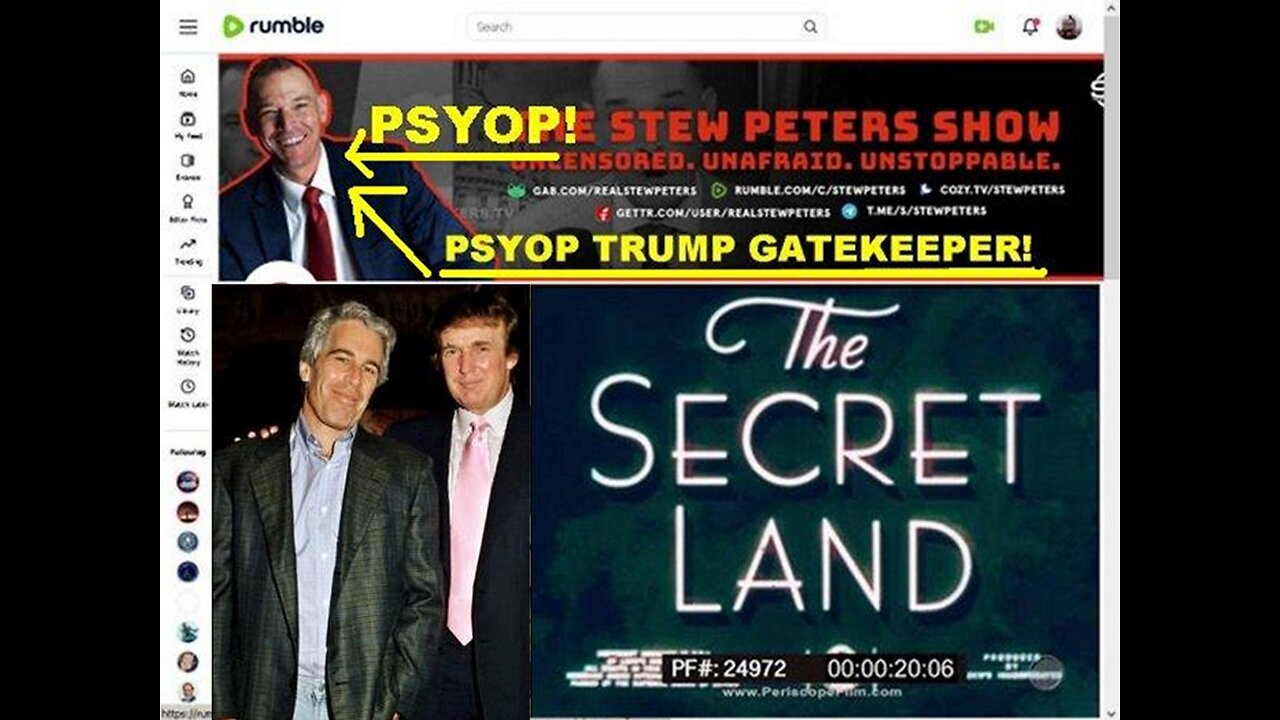 What is going on in Antarctica? by Psyop Stew Peters PRO TRUMP Gatekeeper 'Team'!