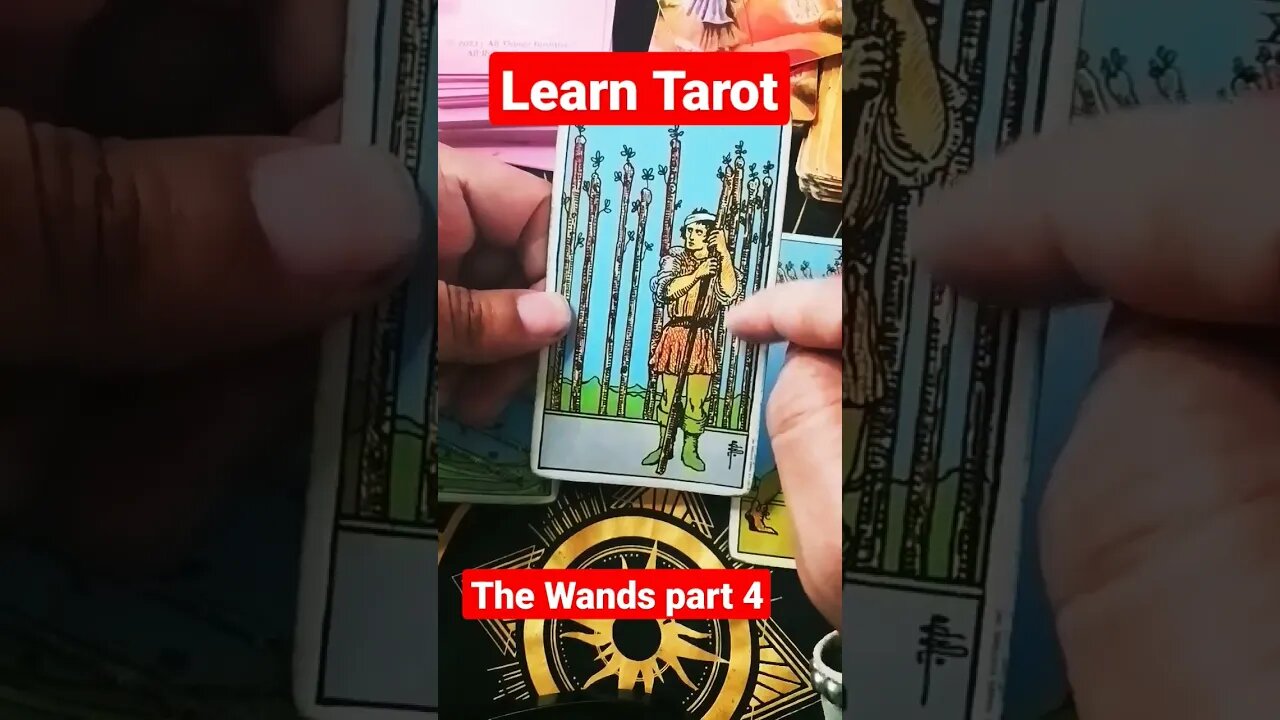 Learn Tarot: The Wands pt 4 #tarot tarot
