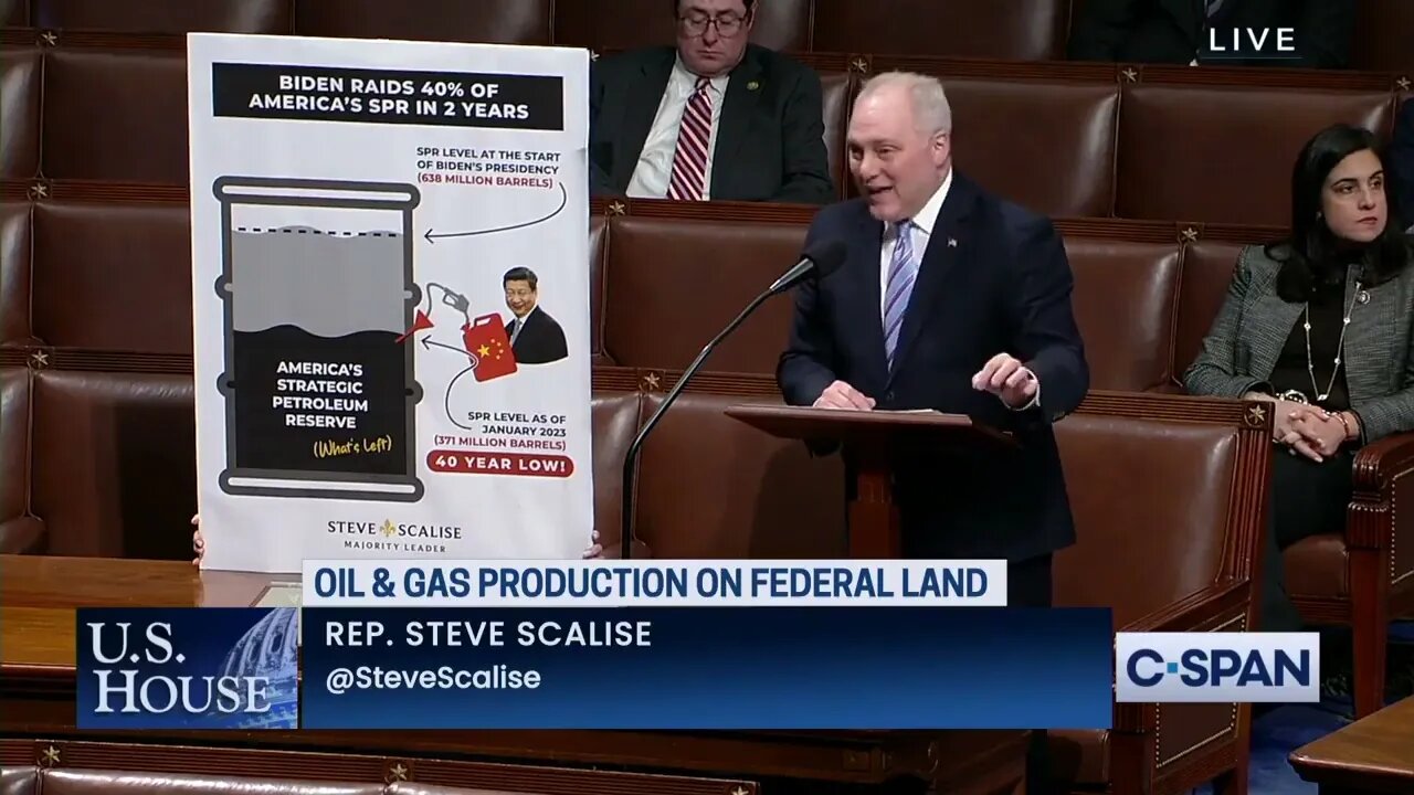 Scalise Slams Biden's Weak Energy Policies on the House Floor