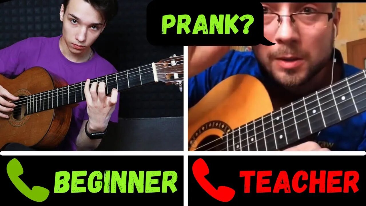 A GUITARIST pretends to be a BEGINNER WITH FOREIGN GUITAR TEACHERS #5