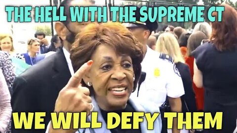 Maxine Waters Calls for an INSURRECTION