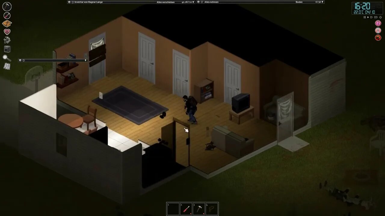 Project Zomboid Einzelspieler - Teil 010 - #HomeOffice #244 (HD) - lebenskuenstler.net #LetsPlay