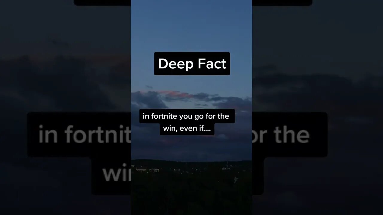 now that's deep.... #fact #deep #deepfacts
