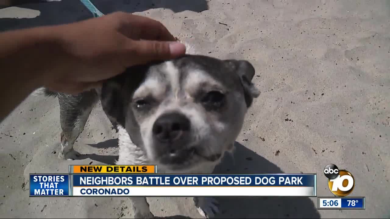 Coronado considering dog park next to childcare