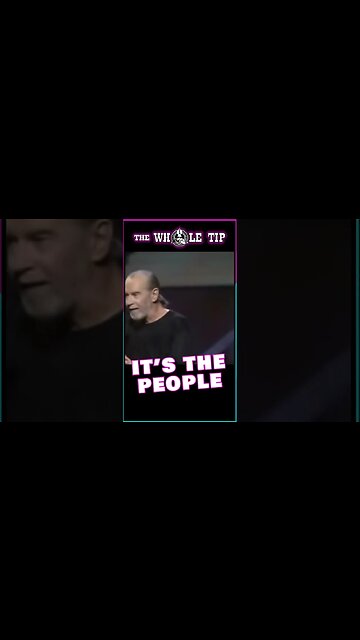 IT'S THE PEOPLE - George Carlin #shorts #short #status