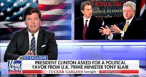 Bill Clinton asked for political help from UK Prime Minister Tony Blair in 2000