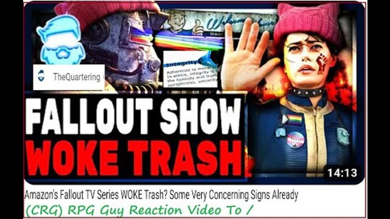 (CRG) RPG Guy Reaction Video To / Amazon's Fallout TV Series WOKE Trash? Some Very Concerning Sign..