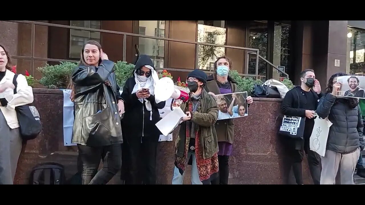 The NYC Urgent Action for the Freedom of Alaa at British Consulate 11/9/22 hosted by @WOLPalestine