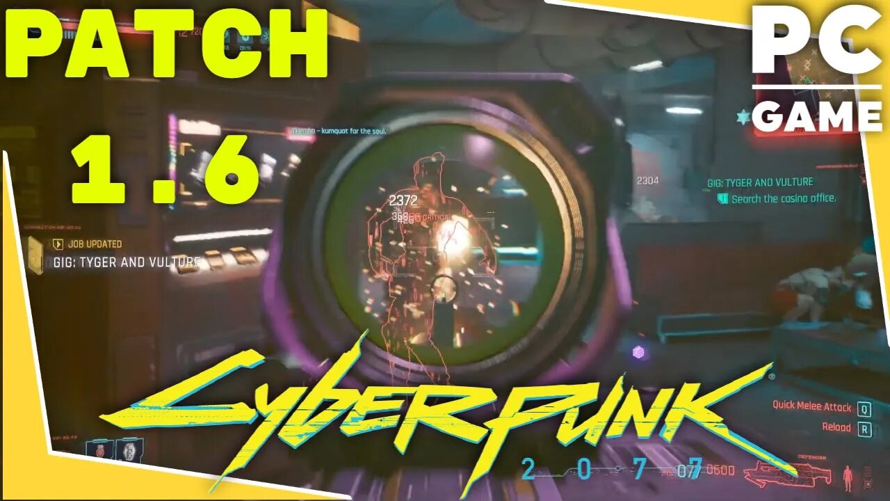 CYBERPUNK 2077 | TYGER AND VULTURE! | Update 1.6 Gameplay [60 FPS PC]