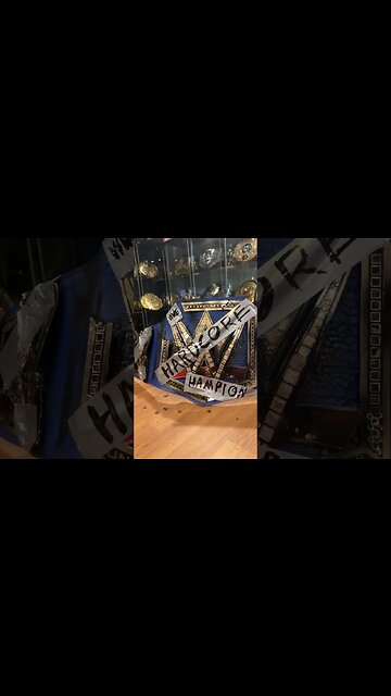 I Made A Custom Hardcore Title Belt! #shorts