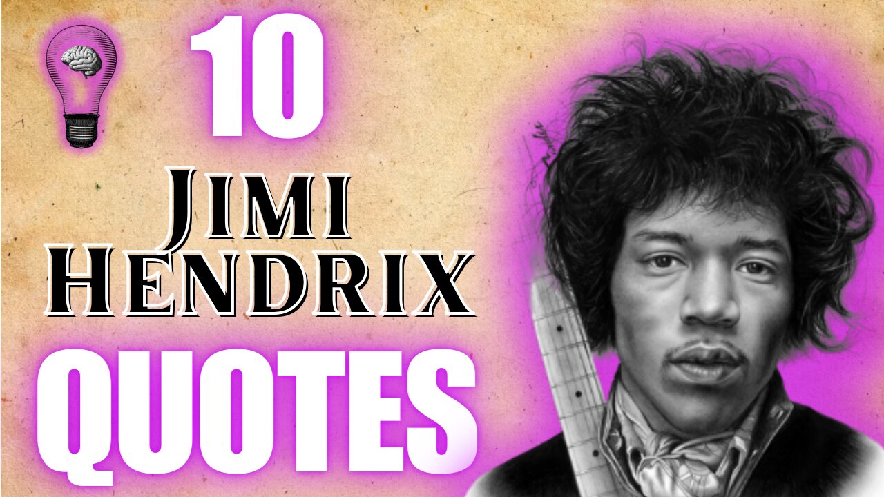 Unlock Your Inner Happiness with Jimi Hendrix's Top 10 Quotes on Life, Love, and Freedom.