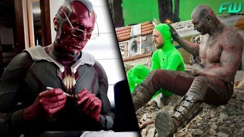 Funny moments behind marvel movies !