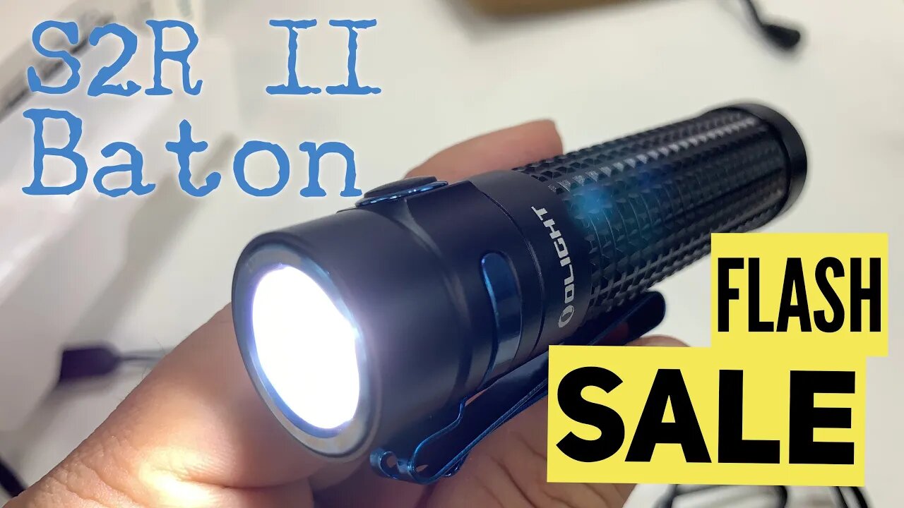 30% OFF FLASH SALE on the Olight S2R Baton II Pocket Flashlight