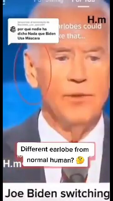 Joe Biden's earlobe Situation, different earlobe every time