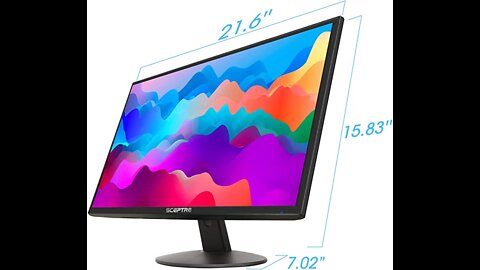 Sceptre 24&quot; Professional Thin 75Hz 1080p LED Monitor 2x HDMI VGA Build-in Speakers,