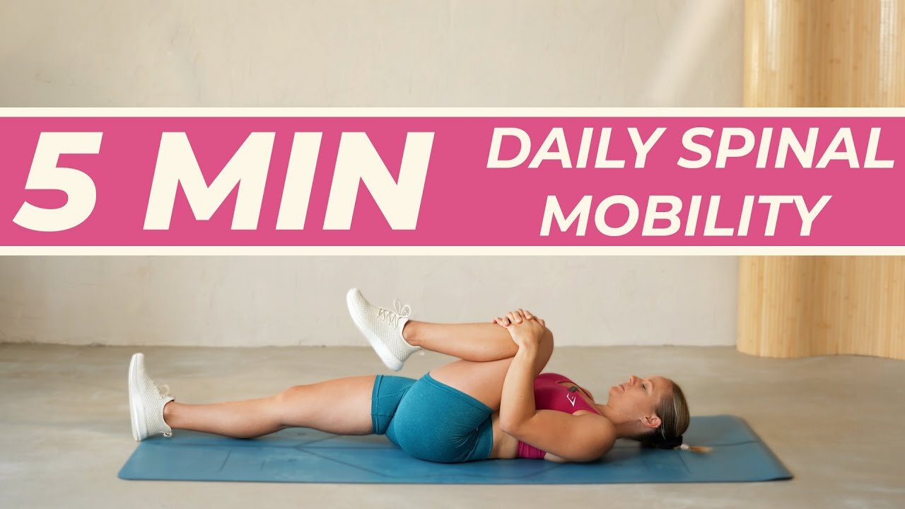 5 min MOBILITY for BACK PAIN | Stretching for a HEALTHY SPINE