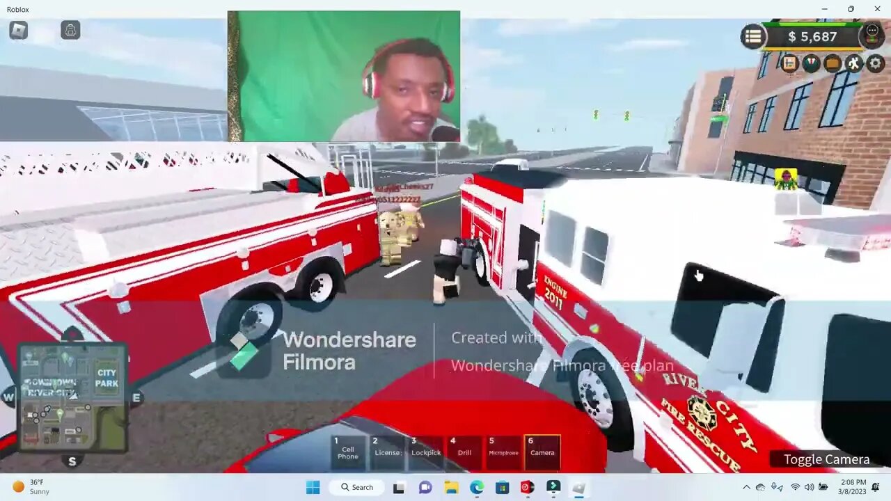 hussleteaking gameplay Roblox Emergency county￼￼
