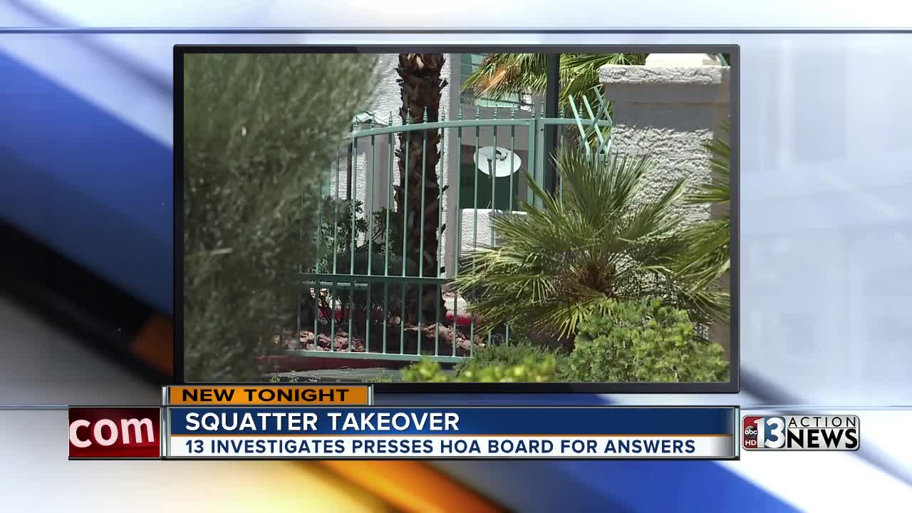 Squatter takeover HOA confrontation