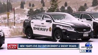 New Year's Eve DUI enforcement and snowy roads