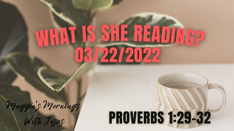 Proverbs 1:29-32 NIV [Daily Proverbs]
