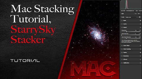 Mac Stacking Tutorial - StarrySkyStacker