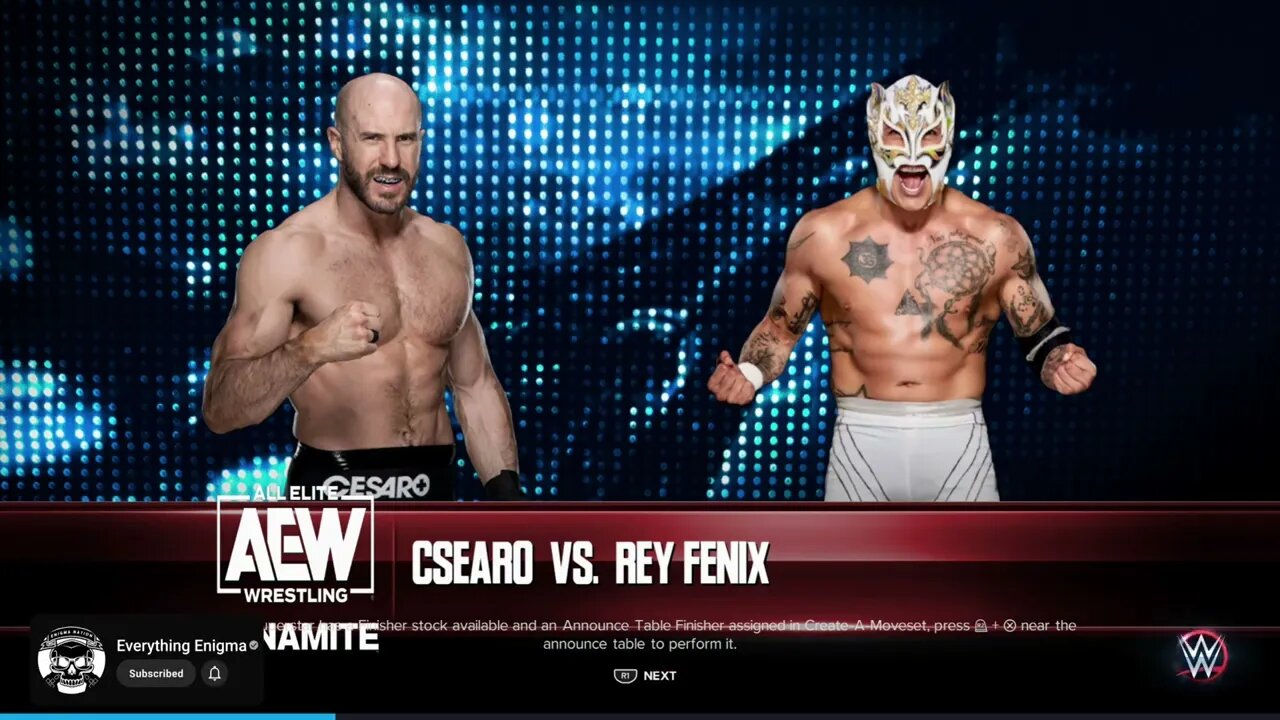 AEW Dynamite Claudio Castagnoli vs Fenix Double Jeopardy Match