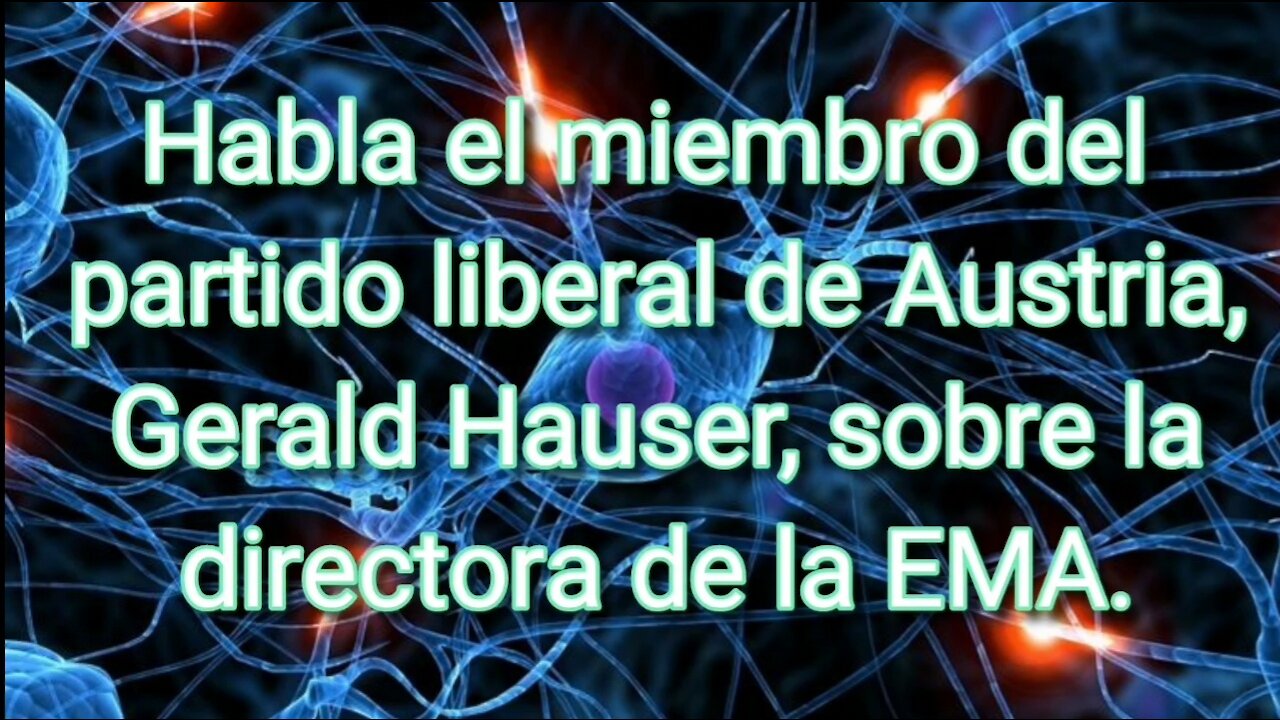 LOBBY BIG PHARMA & LA DIRECTORA DE LA EMA POR EL PARLAMENTARIO GERALD HAUSER