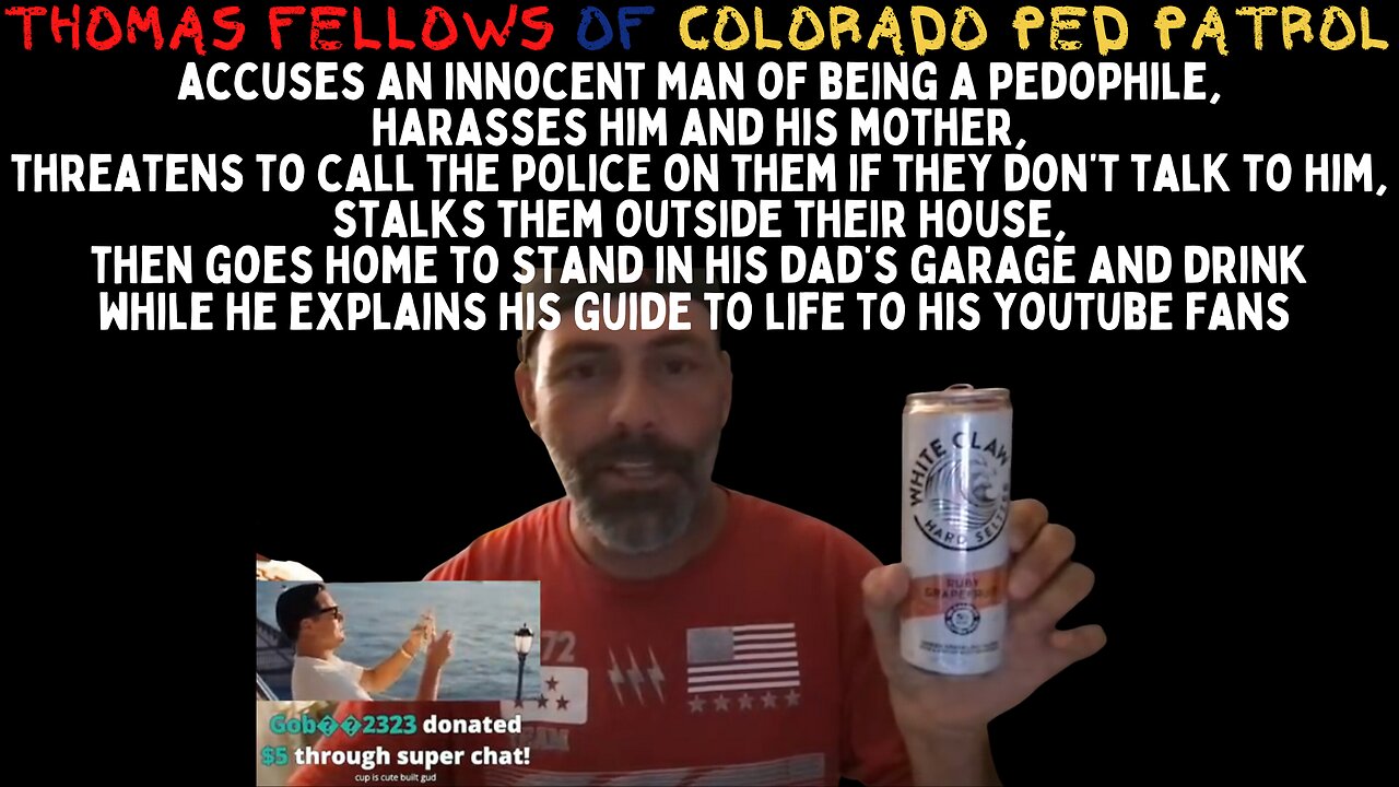 COLORADO PED PATROL ACCUSES AN INNOCENT MAN OF BEING A P3D0PHILE AND HARASSES HIM AND HIS MOTHER