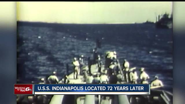 USS Indianapolis located 72 years later