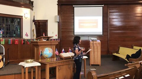 CEF Presentation at First Baptist Church - Becca Catherman