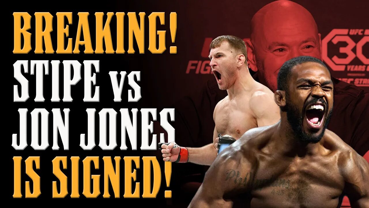 BREAKING! Stipe vs Jon Jones is SIGNED!! Major Revelation on TYSON FURY & UFC Saga...