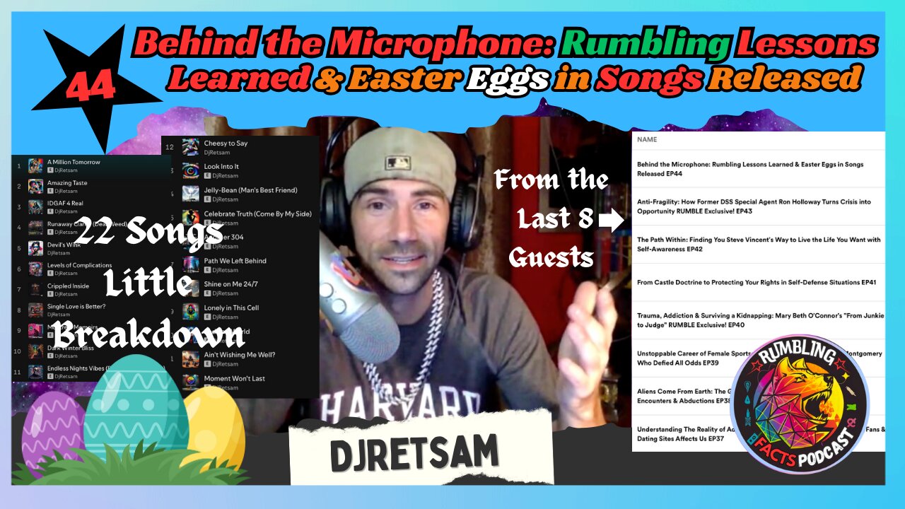 Behind the Microphone: Rumbling Lessons Learned & Easter Eggs in Songs Released EP44