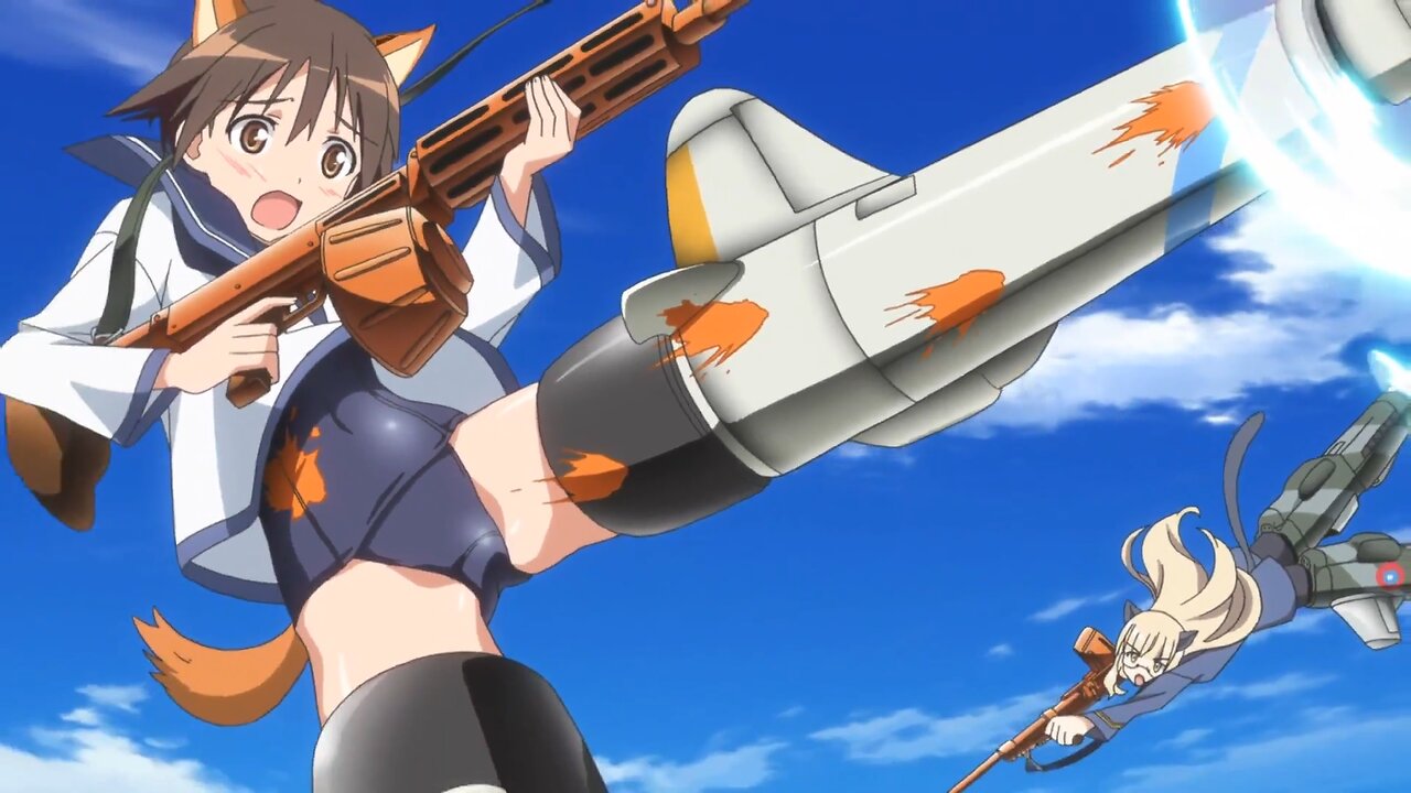 Strike Witches 2 - Yoshika having troubles